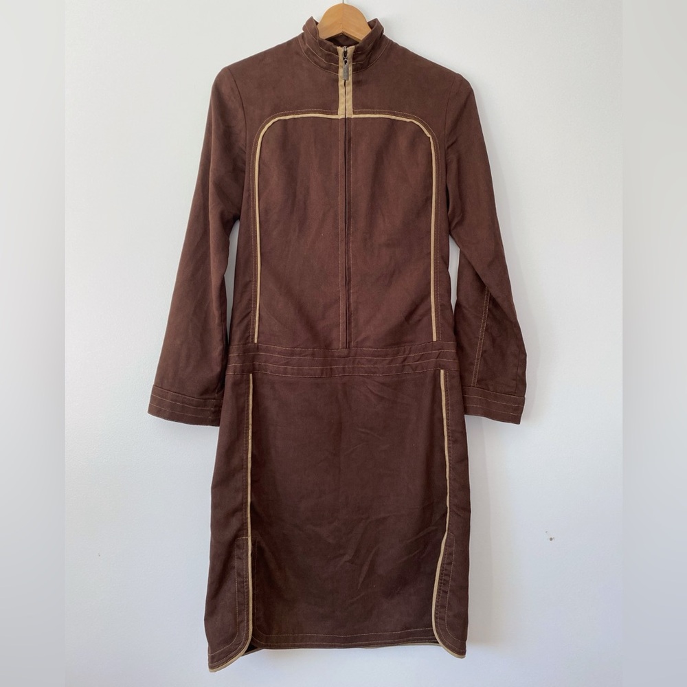The People Have Spoken Y2K Chocolate Brown Athleisure Dress
